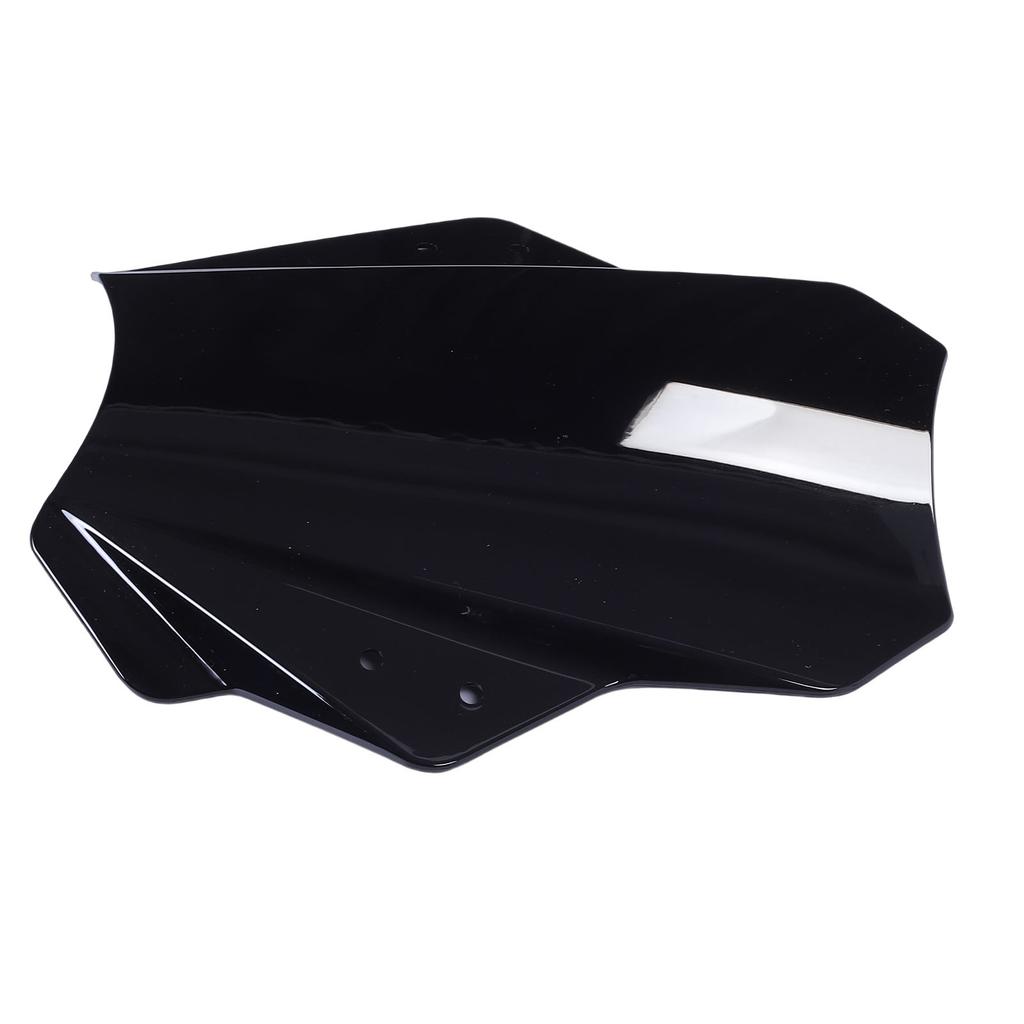 Motorcycle Windscreen Adjustable Universal Motorcycle Windshield Screen Replacement for Suzuki Black