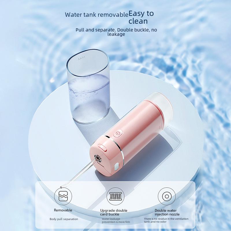 Portable Electric Dental Water Flosser for Stain Removal and Oral Cleaning