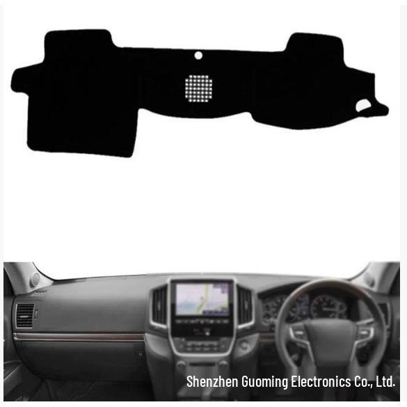 

Sunproof Anti-Slip Dashboard Mat for Toyota Land Cruiser J200 (08-19) Polyester Black Edge - Left Hand Drive