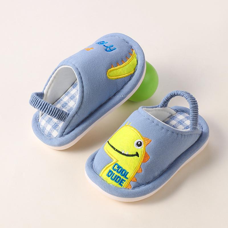 Unisex Cute Panda Slippers for Kids (1-5 Years), Anti-slip Elastic Band, Spring/Autumn