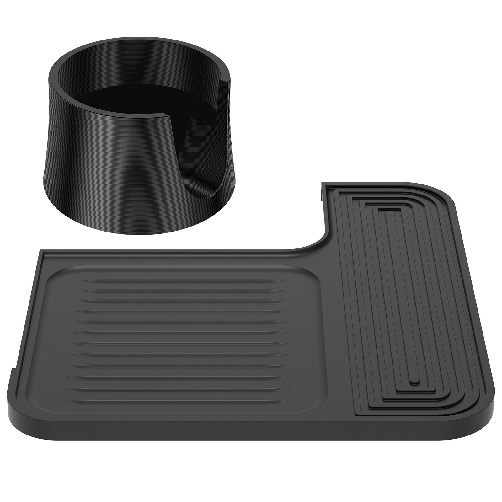 

2pcs Espresso Coffee Tampers Mat Station Press Tampering Holder Corner Mat Pad Silicone Coffeeware WDT Tools Tamping Barista