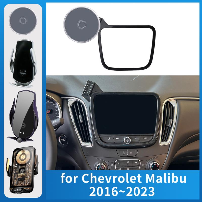 for Chevrolet Malibu 2016~ Car Phone Holder Screen Fixed Navigation Bracket Base Wireless Charging