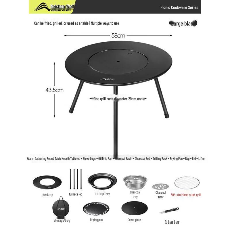Beishanlang SK283 Tea Brazier & Grill Set