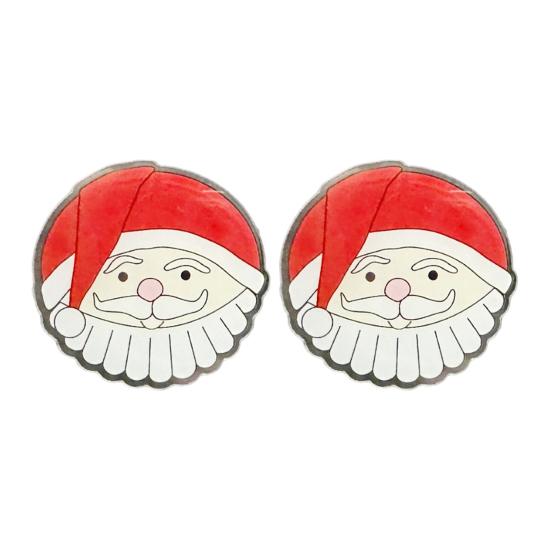 Christmas Cabinet Knob Cover Cute Santa Claus/Christmas Tree/Snowman Stretch Over Hardware Decoration for Kitchen Bathroom Dresser Wardrobe Decor