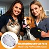 Pet Hair Removal Gloves Reusable Static Removal Gloves, Double-Sided Grooming Gloves for Pets, Removes Pet Fur Hair for Carpets
