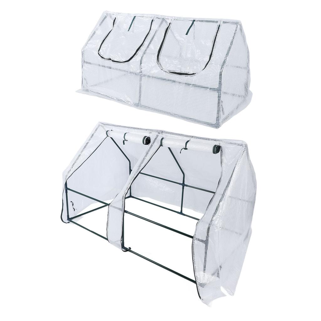 Garten Gewächshaus Professioneller Frostschutz UV-Beständigkeit Winddicht Stahlrahmen Indoor Gewächshauszelt Für Garten Zuhause