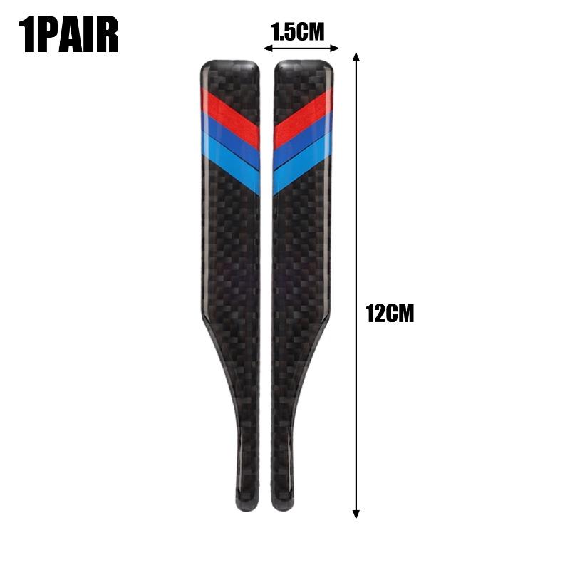 Universal Car Rearview Mirror Thicken Guard Protection Sticker Anti-collision Carbon Fiber Protective Stickers Auto Cover 2Pcs