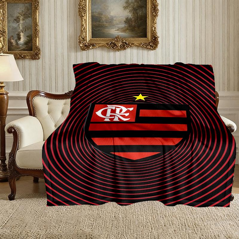 1pc Rangers FC Blanket, Home Printed Throw Blanket - Soft Blanket Gift for Family, Washable Sofa Bed Blanket