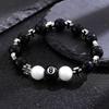 Obsidian Cross Bracelet Live Broadcast Hot-selling Chinese Black Eight Billiard Bracelet Gift Student Party Beaded Bracelet