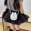 Print Kids Cartoon Mini Crossbody Bag With Bow Design For Toddlers