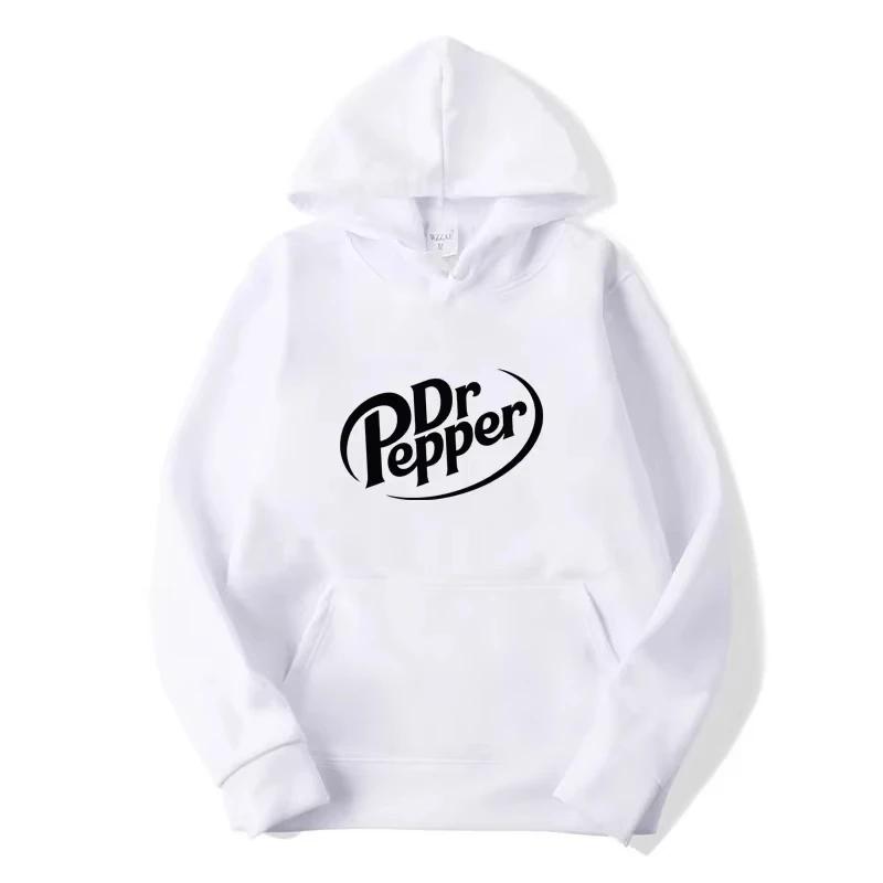 2025 Automne Chaud Dr Pepper Lettre Imprimé Sweat à Capuche Street Mode Homme Polaire Sweat-shirts Décontracté Unisexe Pulls Tops Mode Tre