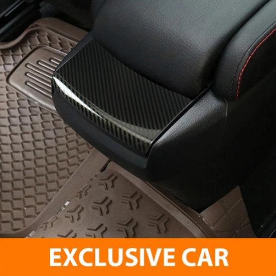 For 2016- Honda Civic 10Th Carbon Style Center-Armrest Box Anti Kick Cover..