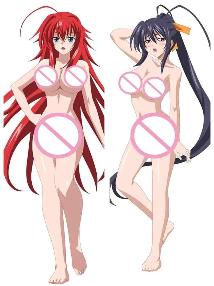 Anime High School DxD Sexy Girl Rias Gremory Himejima Akeno Irina Shidou Dakimakura Povlak na tělový polštář Polštář na objímání těla
