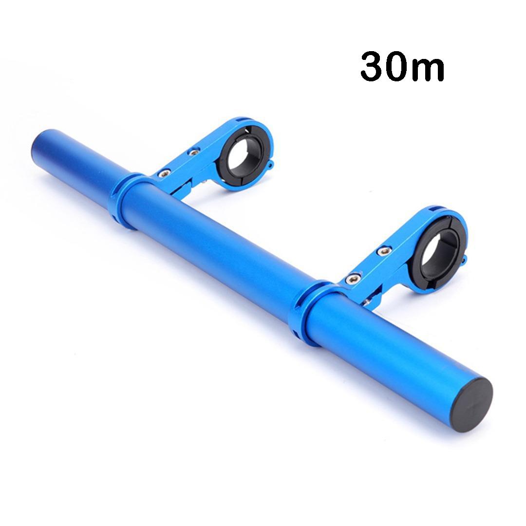 

30M удлинитель руля велосипеда удлинитель крепление для руля велосипеда фара GPS держатель кронштейн 30M синий