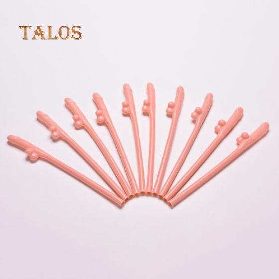 10Pcs/Set Penis Drinking Straws Hens Night Bachelorette Party Favors Decors Decoration