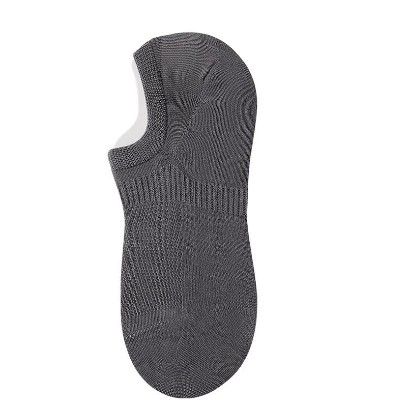 Pure Cotton Men's Solid-color Short Socks, Casual Cotton Socks, Boat Socks, Smelly and Sweat-absorbing, Invisible Socks for Spring and Summer