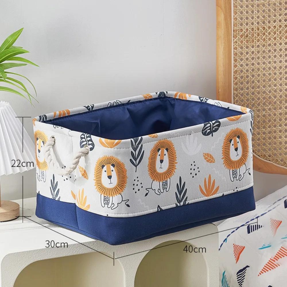 New High Quality Practical Multipurpose Storage Baskets Clothes Sundries Storage Box Durable Kids Toys Organizer INS Style