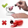 Držák na laky na nehty - Držák na lahvičky s úchopem a hrotem - Příslušenství pro manikúru a pedikúru - Nástroj pro nail art - Stojan na laky na nehty odolný proti rozlití
