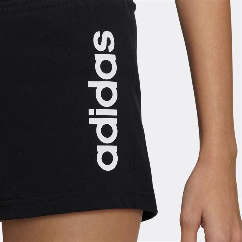 Adidas Neo Letter Logo Printed Sports Casual Shorts Women Shorts Black GP5566