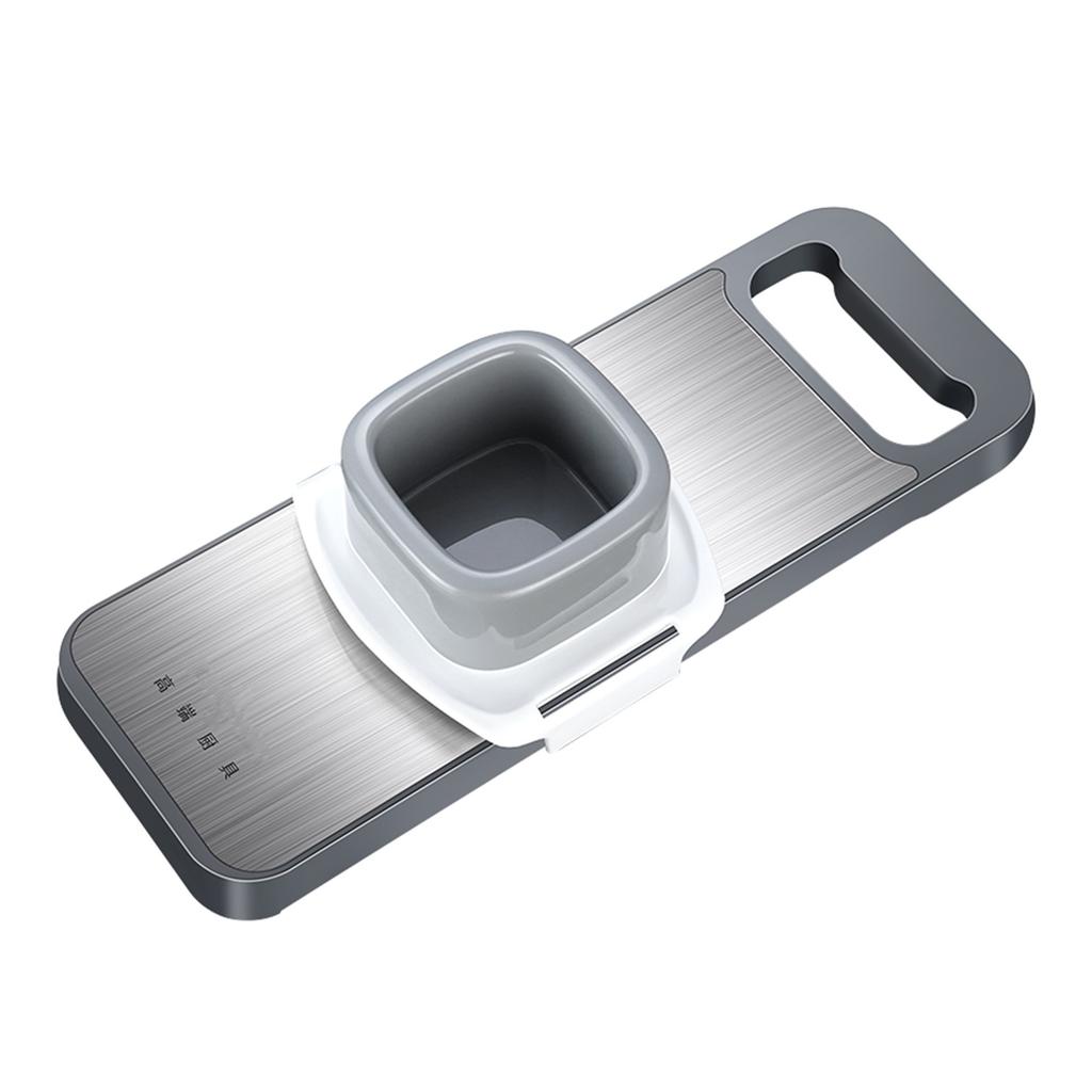 LFGB Certificate 420 Stainless Steel Blade Magic Chopper Magnetic Suction Back Slicer for Potato Cucumber Carrot Garlic Crusher