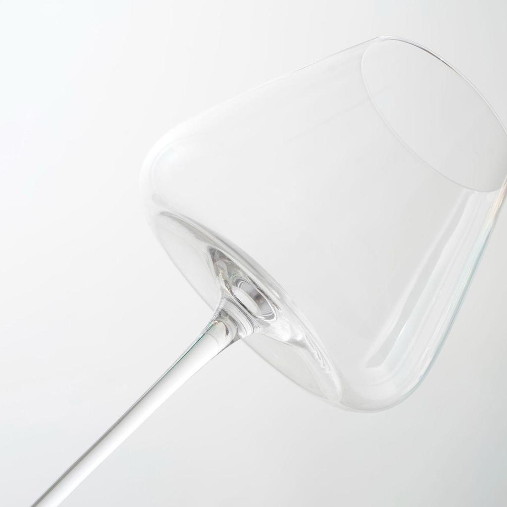 Nordic Red Wine Glass, Concave Bottom Lead-Free Crystal Burgundy Decanter