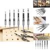 Premium 4-piece Square Hole Drill Set Durable Woodworking Mortise Bits