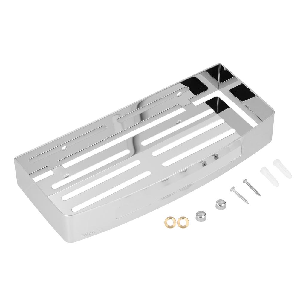 304 Stainless Steel Soap Holder Kitchen Sponge Tray Wall Mounted Shower Shelf Drain Storage Rack for Toilet Dorm