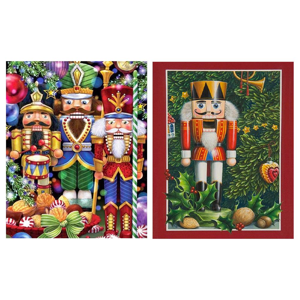 Canvas Paint By Numbers Nutcracker Hand Painted Drawing Kit Home canvas-paint-by-numbers-nutcracker-hand-painted-drawing-kit-home