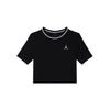 Jordan T Shirts Women's Black Crew Neck Moderate FV7090-010