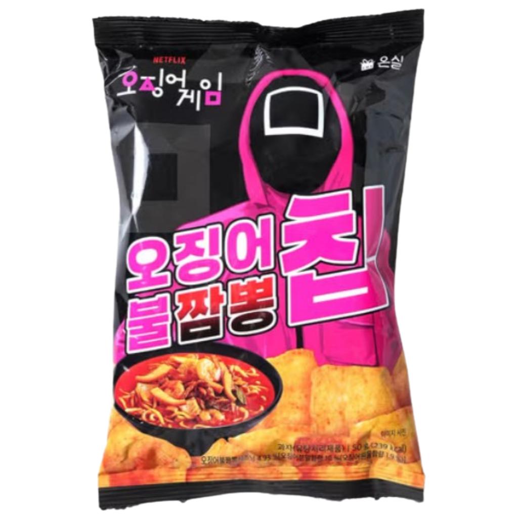 

[Игра в кальмара] Чипсы из кальмара Spicy Jjamppong