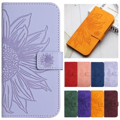 Wallet Phone Book Case For Funda Samsung Galaxy A33 5g Sm -A336 Cases 3d Sunflower Butterfly Leather Flip Back Cover Capa Women
