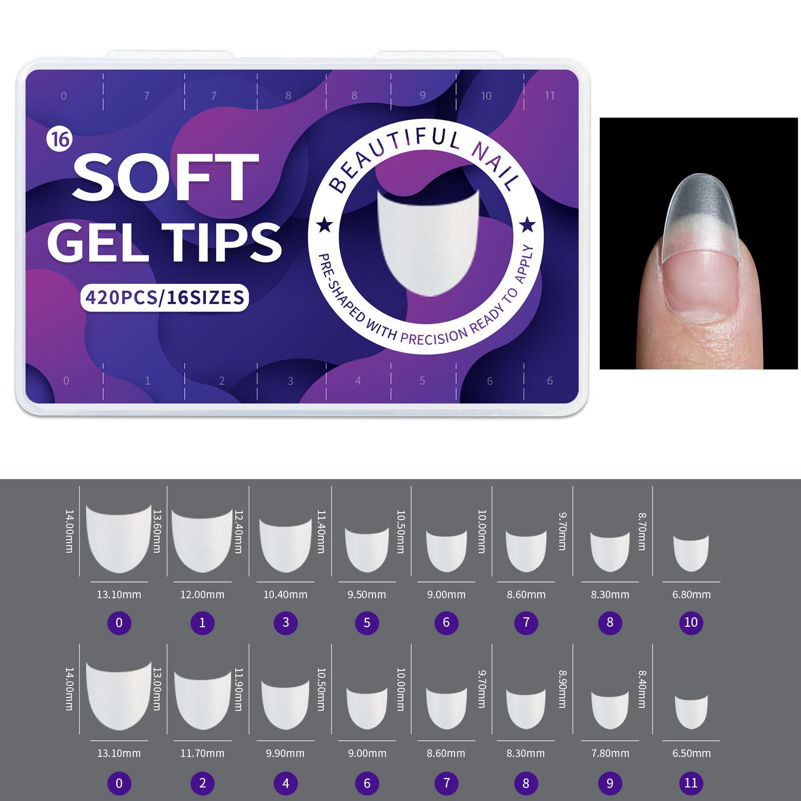 

Ультракороткие матовые пластины для дизайна ногтей, ультратонкие и не оставляющие следов капли воды, миндаль, без гравировки и шлифовки накладных ногтей