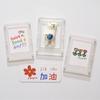 3-inch minimalist Polaroid photo frame with magnetic transparent acrylic photo card display, suitable for desktop display