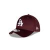 New Era 9FORTY MLB Cap for Men and Stylish and Cool One Size Fits LA Women, (JP, Alphabet, All, Burgundy) [Used]