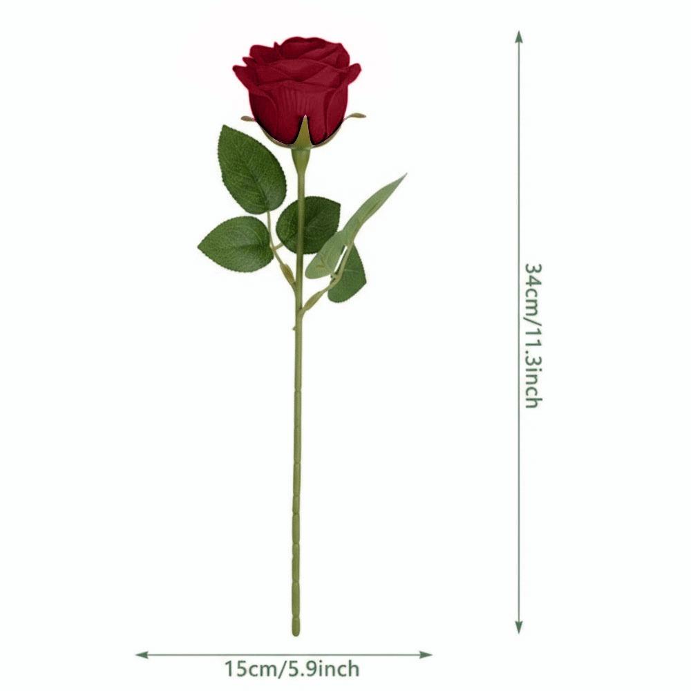 1pc Small Bundle Simulated Rose Bouquet Silk Rose Flower Bouquet Home Decoration  Photography Props