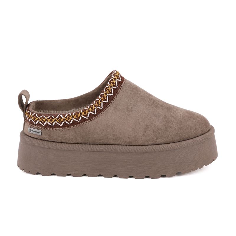 Mule doublure moutonnée semelle épaisse Femme TOM TAILOR