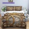 Embossedtotem Pattern Bedding Quilt Set Quilt Cover Pillowcase Home Decoration Birthday Gift (1 * duvet cover + 2 * pillowcase, without core)