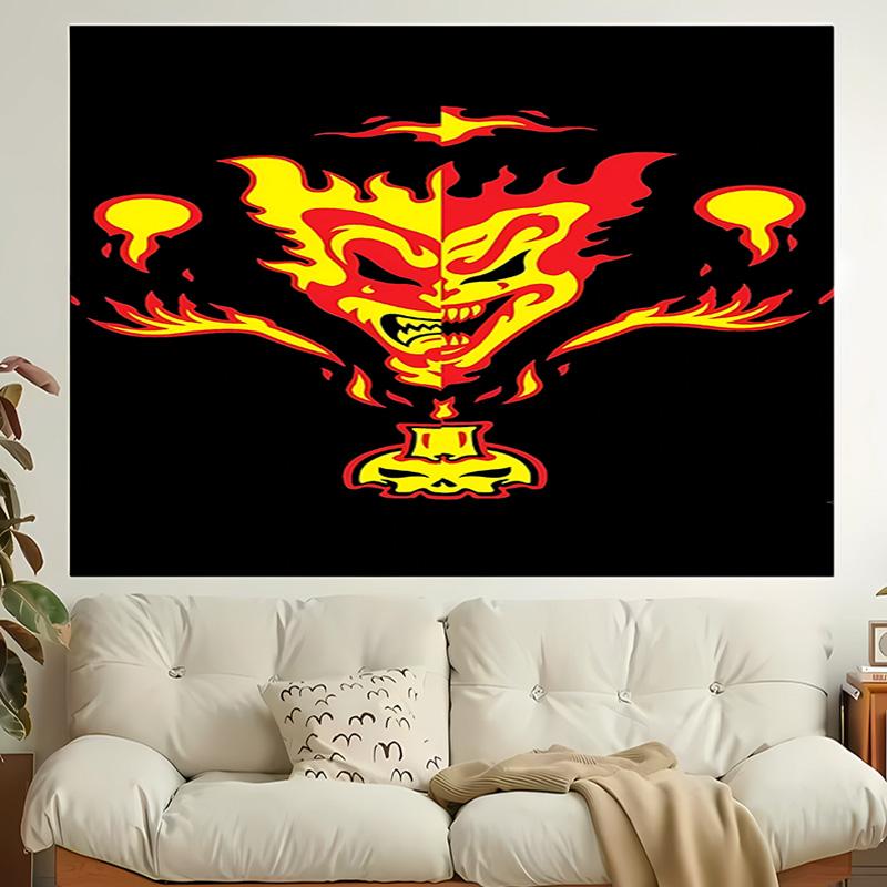 1pc Insane Clown Posse Tapestry, Living Room, Bedroom, Office, Party Decor, Ideal Festive Gift