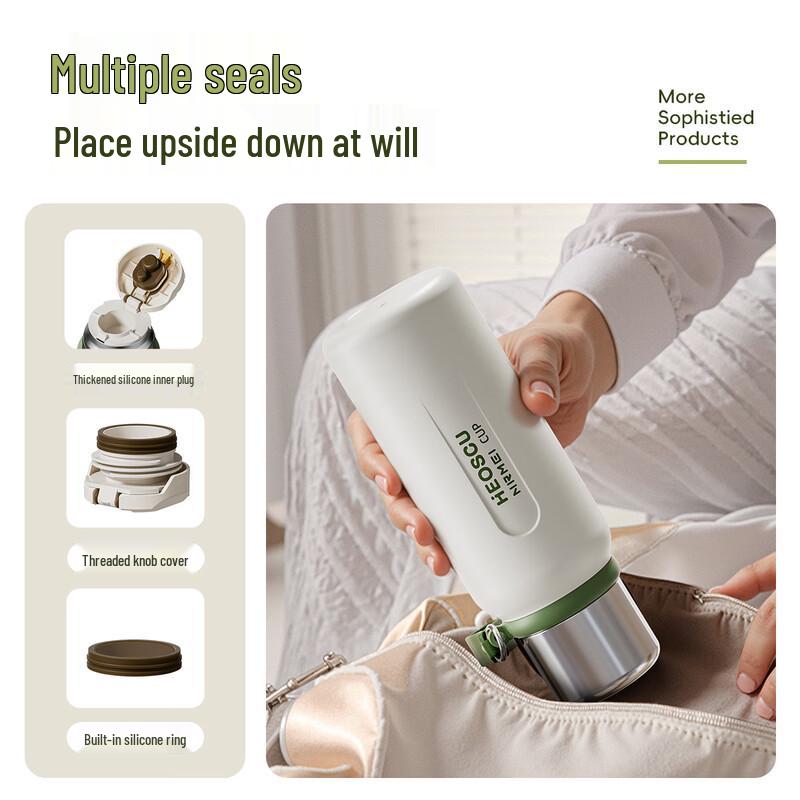 HEOSCU 316L Rostfritt Stål Dubbel-Dryck Vakuumflaska