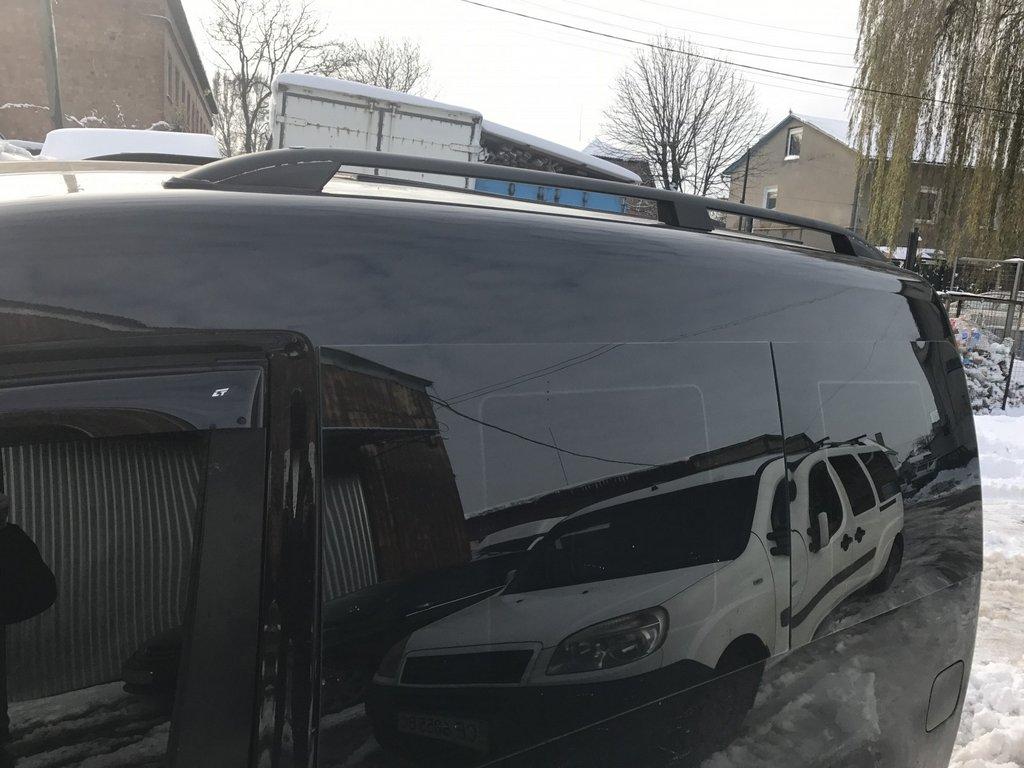 Skyport BLACK Maxi Base Roof Rails for Volkswagen Caddy 2020-