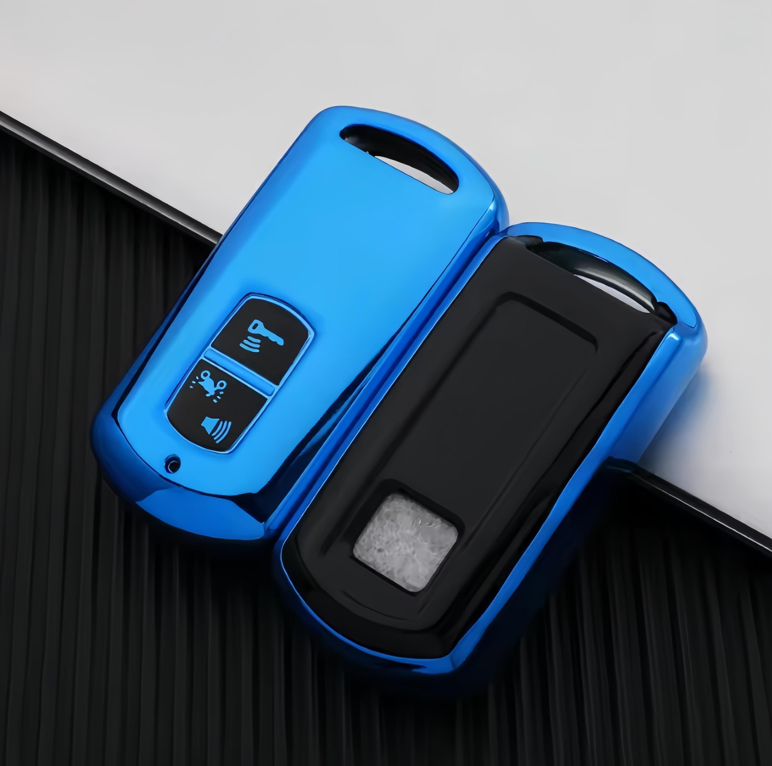 

Чехол для пульта ключа с 2 кнопками для автомобиля, мотоцикла, для Honda PCX 150 VARIO SH125 Super Cub C125, чехол-брелок для ключа скутера синий