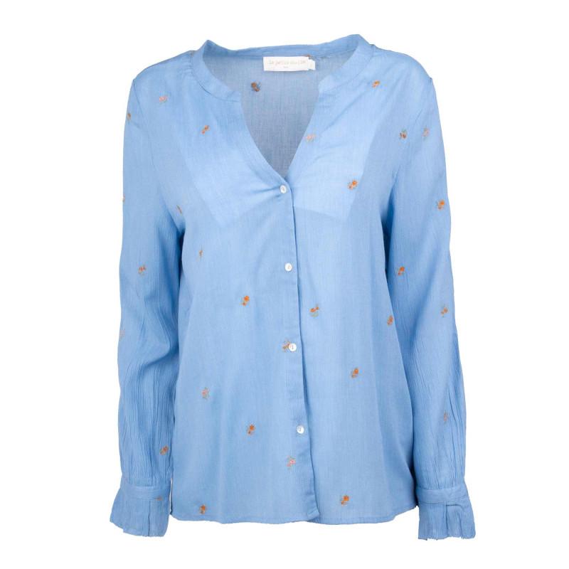 

Женская блуза с цветочной вышивкой LA PETITE ETOILE