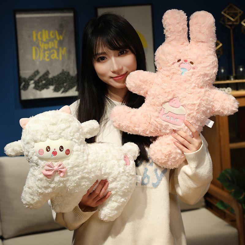 West Highland Puppy Plush Toy Pillow Cute Pink Pillow Lamb Party Pillow Birthday Gift for Girls