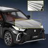 1/24 Toyota Crown KLUGER SUV Alloy Car Model Diecast Metal Toy Off-road Vehicles High Simulation Sound and Light Collectibles Kids Gift
