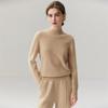 Lekasha Women's 100% Pure Cashmere High-Neck Sweater - Warm 12-Gauge Knit Base Layer