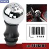 5 Speed Gear Shift Knob For CITROEN C1 C3 C4 For PEUGEOT 106 107 205 206 207 306 307 308 309 405 406 407 508 605 607 806 807