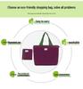 Eco-Friendly Foldable Single Shoulder Tote Bag - Portable, Large Capacity Grocery Bag