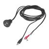 6ft Flush Mount Cable Kit USB3.0 Male to Female 2 RCA to 3.5mm Female for Motorcycles Cars Dashboard