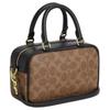 Coach Mini Crossbody Bag Canvas Leather Khaki Black Gold Hardware Handbag for Women Daily Commute Travel Shopping  CW197-IMQRX