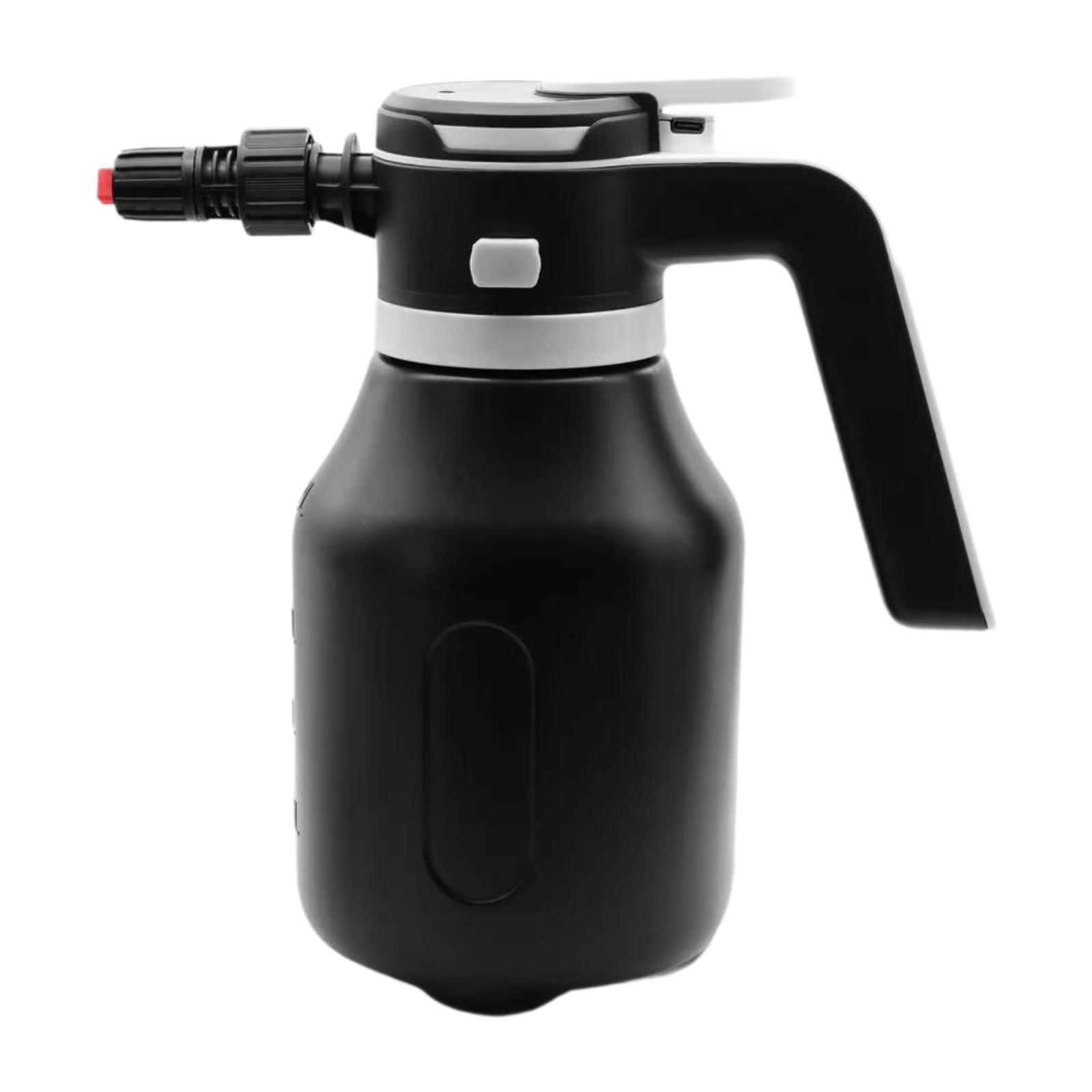 

Electric Foam Sprayer Car Wash 2L Rechargeable Portable Foam Spray Bottle with USB for Watering Automotive Home Cleaning чорний